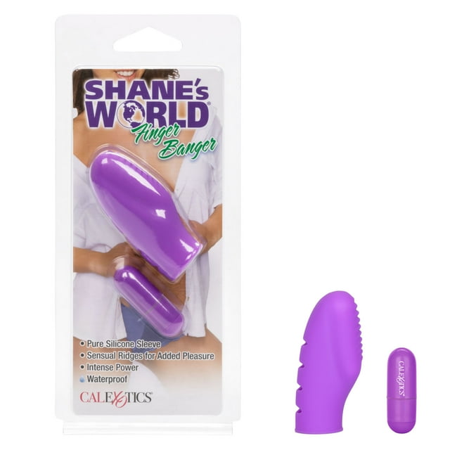 CalExotics Shane's World Finger Tingler Massager Sensual Ridged Silicone