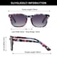 thumbnail image 5 of Gafas de Sol Polarizadas DUSHINE para Mujer Estilo Retro Clásico, 5 of 7