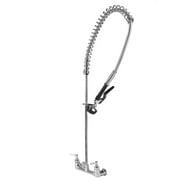119cm Double Handle Water Brushed High Pressure Flushing Pull Down Faucet