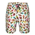 thumbnail image 4 of Naloa Ice Cream Popsicles Men's Beach Shorts, Surfing shorts, Swim trunks, Quick Dry Swim Trunks for Surfing Beach Fun - XX-Large, 4 of 9