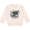thumbnail image 2 of Inktastic Juneau Alaska Bear Scenic Wilderness Toddler Sweatshirt, 2 of 4