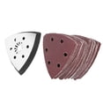 thumbnail image 1 of 61Pcs 6 Holes Triangle Sanding Pad Detail Sanding Interface Pad Multi Oscillating Tool Accessories, 1 of 7