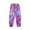 Purple, variant on IROINNID Toddler Girl's Tie-Dyed Pants Casual Trouser