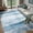 Abstract-Blue, variant on ChakmeOne 5x7 Non-Slip Washable Area Rug - Modern Rug with Non-Slip Rubber Backing,Soft Pet Friendly Carpet Stain-Resistant Under Table Rug for Living Room,Bedroom,Dining Room,Office