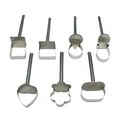 thumbnail image 5 of 1 Set Pineapple Heart Shape Biscuit Cutter- Mirror Polishing, Rustproof, Detachable, Easy to Clean, Quick Release, Non-Stick, Stainless Steel, Cookie Mold Kitchen Tools, 5 of 8