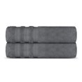 thumbnail image 2 of Lavish Touch 100% Cotton 700 GSM Ultima Pack of 2 Bath Sheets - Carbone Grey, 2 of 5