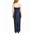 thumbnail image 2 of Badgley Mischka womens  Bow Tie Strap Gown, 0, Navy, 2 of 3