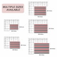thumbnail image 6 of Red Black Stripe Outdoor Rug 5x7 Ft, Non Slip Washable Area Rug, Farmhouse Watercolor Modern Geometric Patio Rugs Carpet Runner, Large Floor Mat for Indoor/Outdoor Deck Porch Camping, 6 of 8