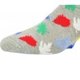 thumbnail image 5 of Sierra Socks Men's Leaf Pattern Ankle Cotton Socks (Shoe Size: 9-12, Gray), 5 of 6