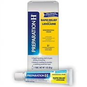 Preparation H Rapid Relief with Lidocaine Hemorrhoid Symptom Treatment Cream, Tube (0.75 Ounce)