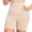A-Beige21, variant on Womens Seamless Short Tight Tummy Control High Waisted Mid Thigh Shaping Short Compressive Sleek Everyday Shorts