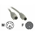 thumbnail image 1 of C2G - Keyboard / mouse extension cable - PS/2 (M) to PS/2 (F) - 6 ft - molded - beige, 1 of 3