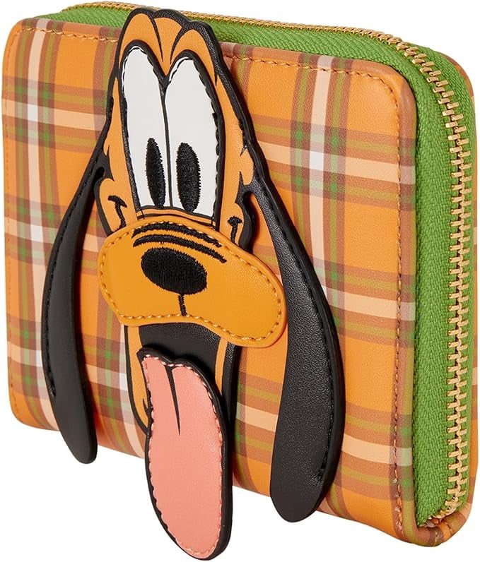 Loungefly Disney Pluto 95Th Anniversary Zip Around Wallet