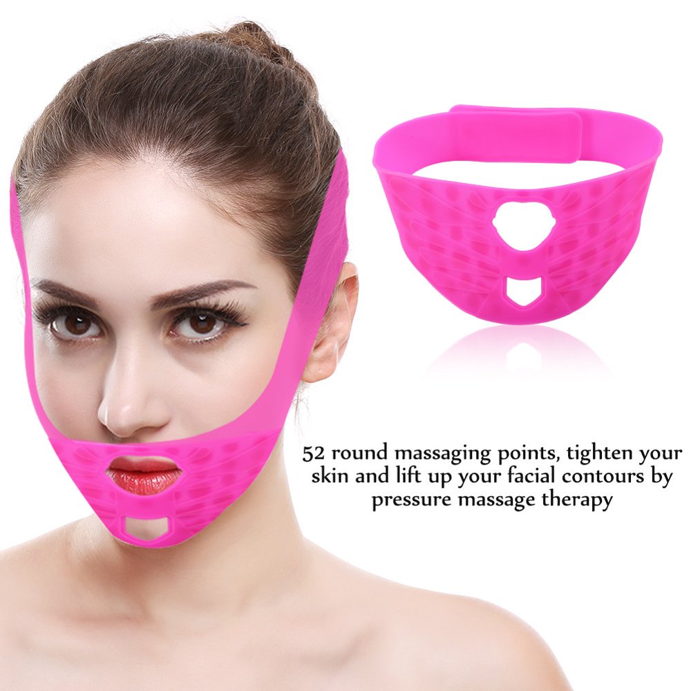 OTVIAP Silicone Face Lifting Up Mask Chin Cheek Slimming Anti Wrinkle