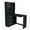 Black, variant on GVN Computer Desk with Glass Cabinets and Built-In LED Lights, L-Shaped Study Writing Table with USB Charging Ports, Keyboard Tray and Ergonomic Design for Home, Corporate Workspaces, Black