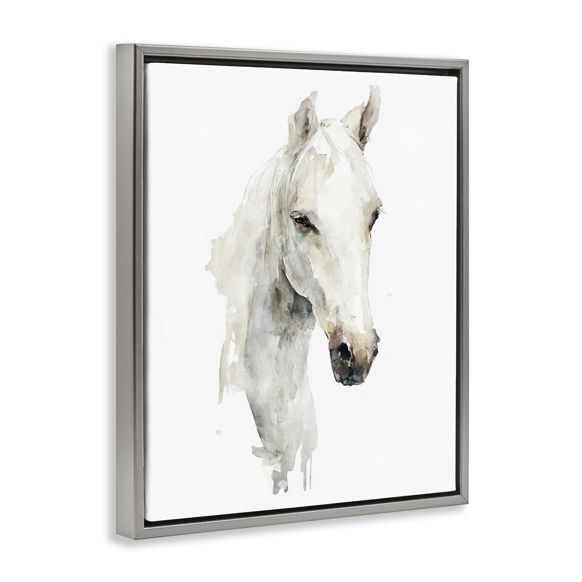 Stupell Industries Soul Of The Prairie Gray Framed Floater Canvas Wall Art, design by Svetlana Aleynikova