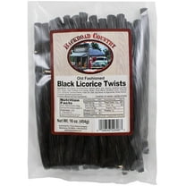 Backroad Country Black Licorice Twists 16 Ounces (Pack of 1) Made in USA