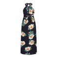 thumbnail image 4 of IROINNID Women's Summer Sleeveless Casual Splicing Tank Dress Elegant A-Line Prints Dress, 4 of 5