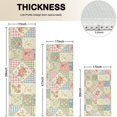 thumbnail image 4 of Pioneer Flower Floral Print Pattern Kitchen Rugs Sets Of 3,Kitchen Runner Rugs Non Skid Washable,Decorative Kitchen Floor Mats for Kitchen,Sink,Laundry,17X30 Inch + 17X47 Inch + 17X59 Inch, 4 of 6