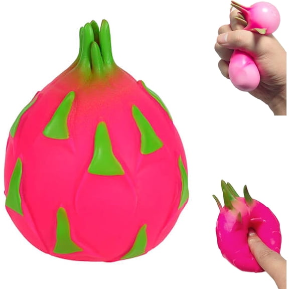 2026 Dragon Fruit Squishy, Giant Dragonfruit Squishy Jumbo for Adults