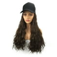 thumbnail image 3 of Neinkie Chapeau Perruque pour les Femmes Vague Casquette de Baseball Perruque avec Extensions de Cheveux Bouclés Perruque Perruque Perruque Synthétique Vague Chapeau de Baseball Réglable Perruque, 3 of 6