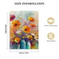 thumbnail image 2 of Shiartex Abstract Floral Canvas Wall Art, Colorful Flowers Artwork Painting Prints Modern Watercolor Pictures Framed for Living Room Bedroom Bathroom Office Home Decor 16x20 in/12x16 in, 2 of 5