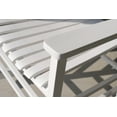 thumbnail image 2 of Jack Post Hardwood Adult Mission Rocker in White, 2 of 10