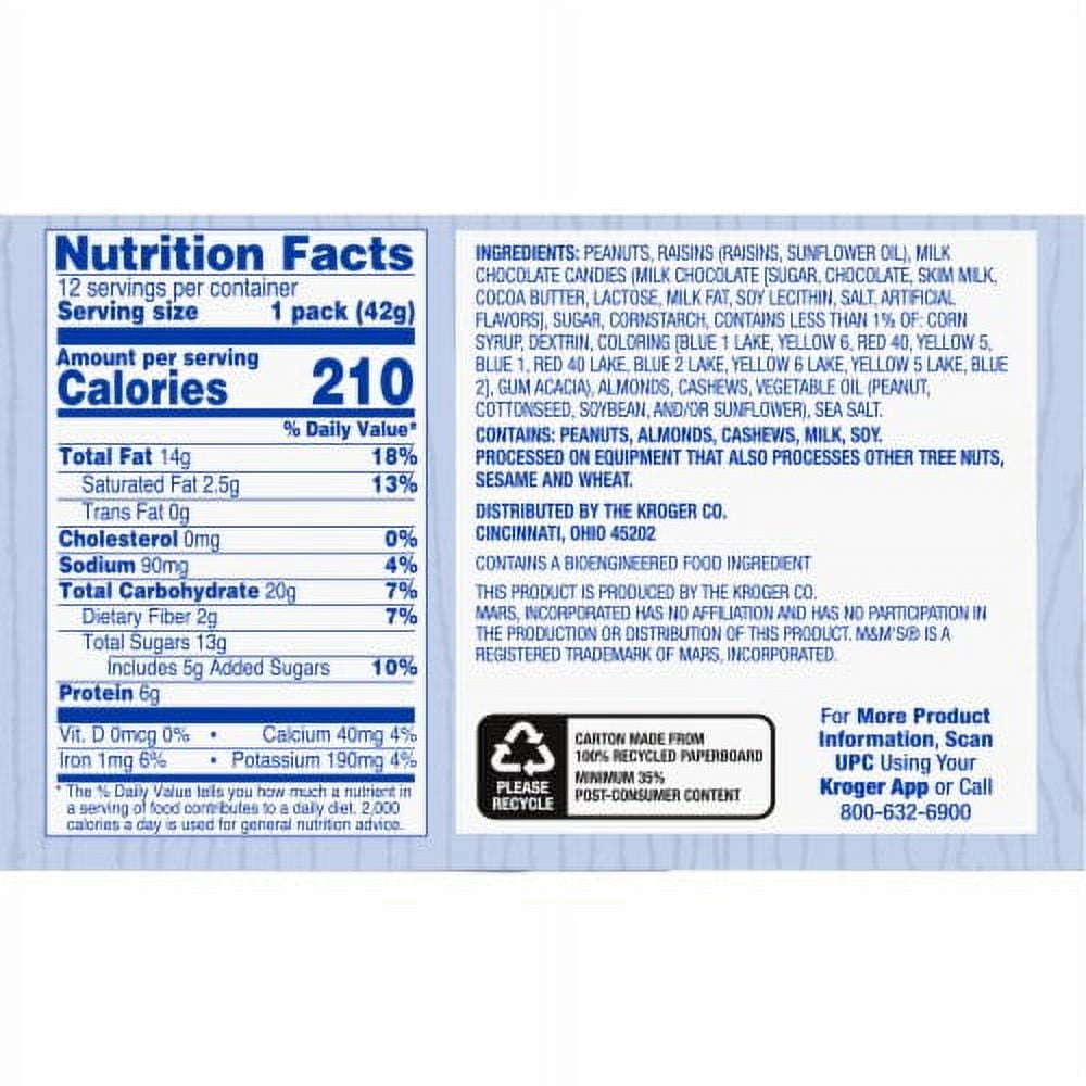 2X - KR Simply Classic Trail Mix On-The-Go Packs Nuts-12 ct / 1.5 oz