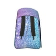 thumbnail image 3 of Disketp Multicolor Glitter Estuche de Lápices de Doble Capa con Tapa Abatible y Cremallera, Organizador Escolar para Adolescentes y Adultos, 3 of 7