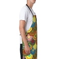 thumbnail image 3 of Picia Colorful Circle Waterproof Apron for Unisex Adult - Adjustable Bib Apron with Pockets, Ideal for Cooking, Gardening, Painting, and Household Chores, 3 of 9
