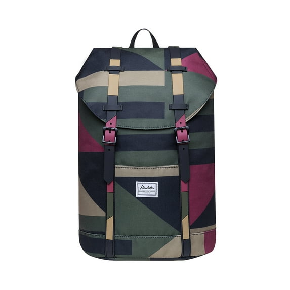 KAUKKO Lightweight Outdoor Daypack,Casual Travel Backpack Laptop Backpack for 15" (6-17-Camouflage)
