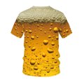 thumbnail image 5 of Telankuip Men's Bavarian Oktoberfest Short Sleeve T-Shirts Novelty 3D Full Glass of Printed Crew Neck Graphic Tee Summer Loose Comfort Plus Size Tshirt for Festival Party 2-Yellow XXXXXL, 5 of 5