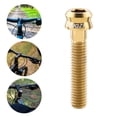 thumbnail image 3 of Perno de vástago de bicicleta, cubierta de vástago de bicicleta, tornillo de repuesto, tapa de auriculares de Metal, tornillo de vástago de b Oro M6x30mm, 3 of 8