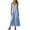Light Blue, variant on Drses Women's Solid Color Spaghetti Strap Maxi Sundress, V Neck Backless Sleeveless Cami Long House Lounge Dress Loose Fit Flowy Casual Comfy Summer Indoor Beach Vacation Outfits