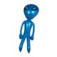 thumbnail image 1 of Accesorios inflables para extraterrestres, figuras de extraterrestres, juguetes inflables, globos para temática extraterrestre. Azul, 1 of 9