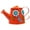 Orange, variant on Metal Watering Can Large Capacity Garden Kettle with Long Spout for Indoor and Outdoor Care