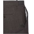 thumbnail image 3 of Perry Ellis Men's Portfolio Slim Fit Tonal Plaid Dress Pants Port Red Size 34X32, 3 of 3