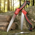 thumbnail image 4 of Folding Camping Pruning With Triple Cut, Folding Camping saw 7 Inch Heavy Duty Pruning Saw, Hand Saw, Razor Teeth for Tree Trimming, Wood Cutting, Camping, Bushcraft, and Gardening, 4 of 8