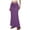 E337 Purple, variant on Angala Womens Pencil Maxi Skirts Solid Color Summer Low Waist Slim Fit Stretch Back Slit Dailywear Casual Ladies Skirts Size L Brick Red