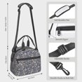 thumbnail image 2 of Easygdp Daisies Flowers Caja de Almuerzo para Mujeres y Hombres, Bolsa de Almuerzo Insulada, Bolsas Reutilizables Impermeables para Viajes, Trabajo y Picnics, 2 of 7