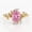 Rose Plated, variant on Pink Sapphire & Marquise Cut Diamond Twig Leaf Band Ring, Oval Cut Pink Sapphire Ring, September Birthstone Ring, Dainty Engagement Ring, Minimalist Ring, Handmade Jewelry