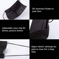 thumbnail image 3 of Borje Disposable Face Mask, 100 PCS Black Masks, 3 Ply Protection Face Masks, 3 of 4