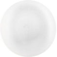 thumbnail image 1 of (20 PACK) EcoQuality 13" inch Round Charger Hammered Translucent White Plastic Plates - China Like Party Plates, Heavy Duty Large Disposable Dinner Plates, Reusable Salad Plate Weddings, Serveware, 1 of 2