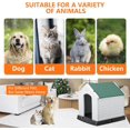 thumbnail image 4 of 4 Colors Dog House Detachable Roof Designed for Medium or Small Sized Pets Yard, 4 of 18
