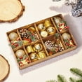 thumbnail image 5 of Darzheoy 24Pcs Christmas Balls Ornaments Christmas Decorations Christmas Ball Bell Gift Pack Drum Set Christmas Tree Pendant, 5 of 6