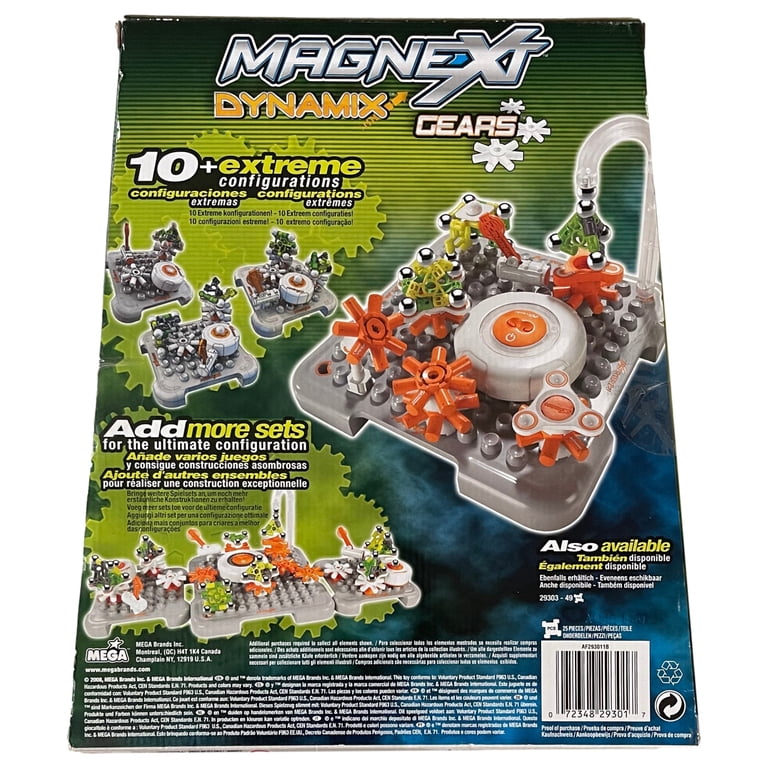 Mega Bloks Magnext Dynamix Extreme Gears Building Set #29301
