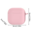 thumbnail image 3 of Silicone Protective Case Cover for Airpods 4, Drop-proof Wireless Bluetooth Earphone Skin Cover, 3 of 6