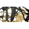 thumbnail image 2 of Goldberger, Jennifer 32x19 Gold Ornate Wood Framed with Double Matting Museum Art Print Titled - Luxe Gold III, 2 of 4