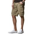 thumbnail image 7 of Matchstick Men's Cotton Cargo Shorts Loose Utility Outdoor Shorts with Multi Pockets, Sizes S-6XL, 7 of 7