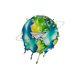 thumbnail image 3 of Women's Casual Paper Airplane & Earth Graphic Tee - Comfy Crew Neck Short Sleeve T-Shirt, Perfect for Summer, 3 of 8